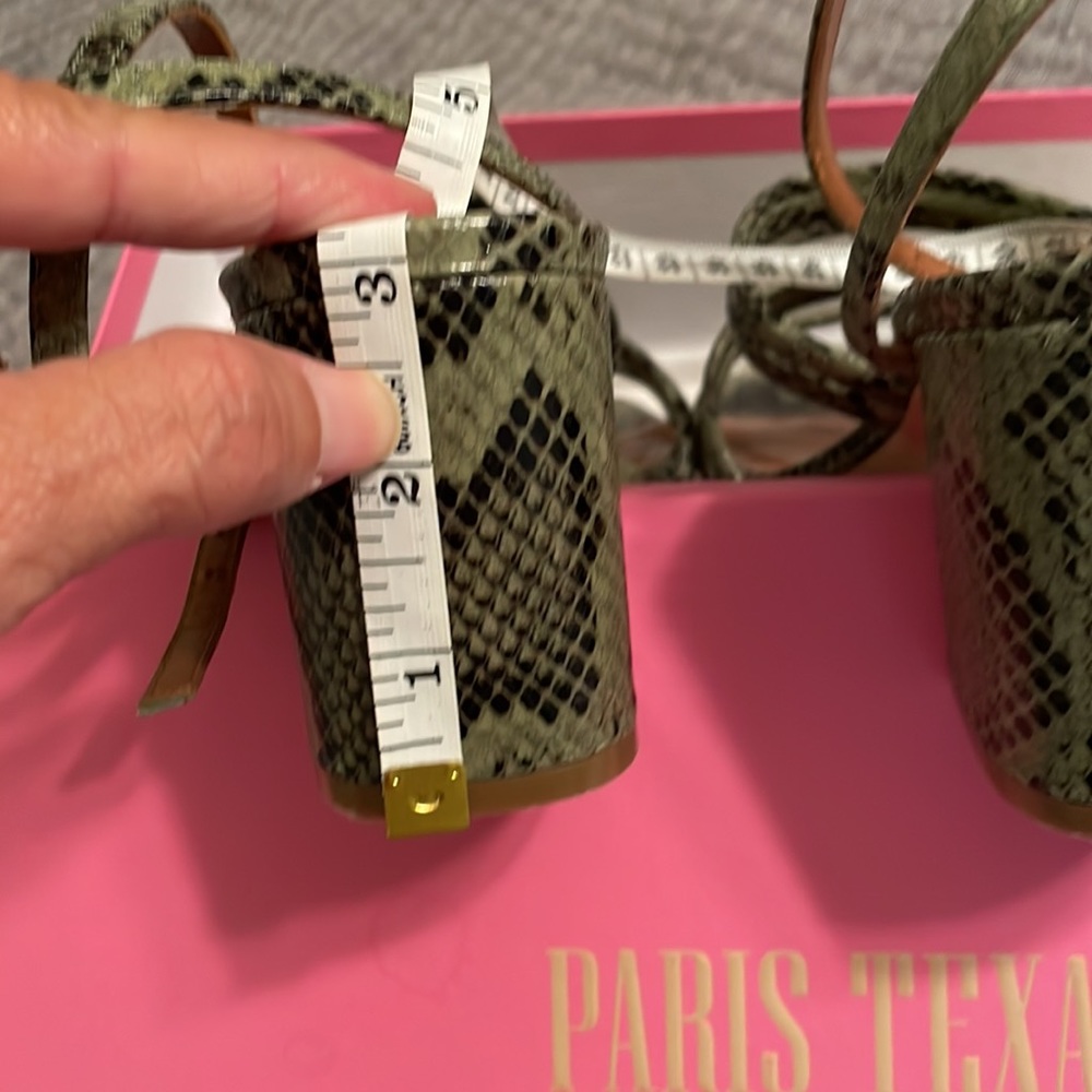 Paris Texas Printed Python Sandal - image 3